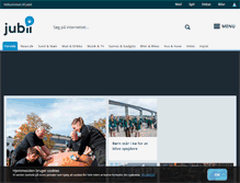 Tablet Screenshot of jubii.dk