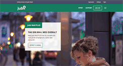 Desktop Screenshot of konto.jubii.dk